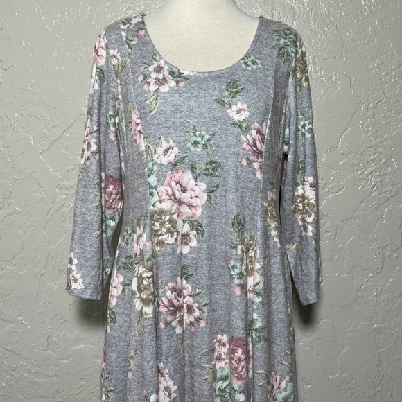 Torrid SZ 1 Mini Hacci Fluted Dress NWT Floral - Picture 6 of 11